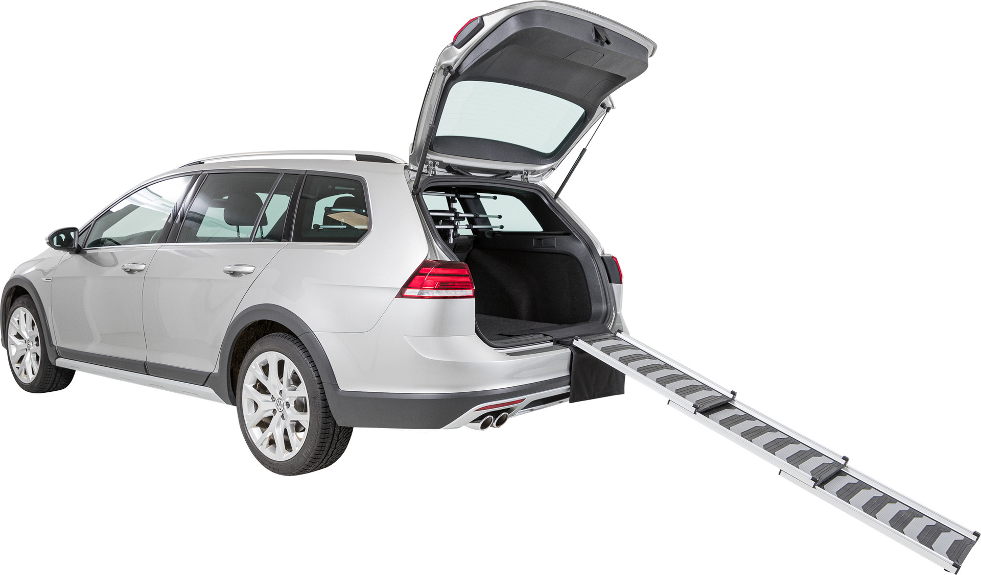 3-fach Teleskop-Rampe, Aluminium/TPR