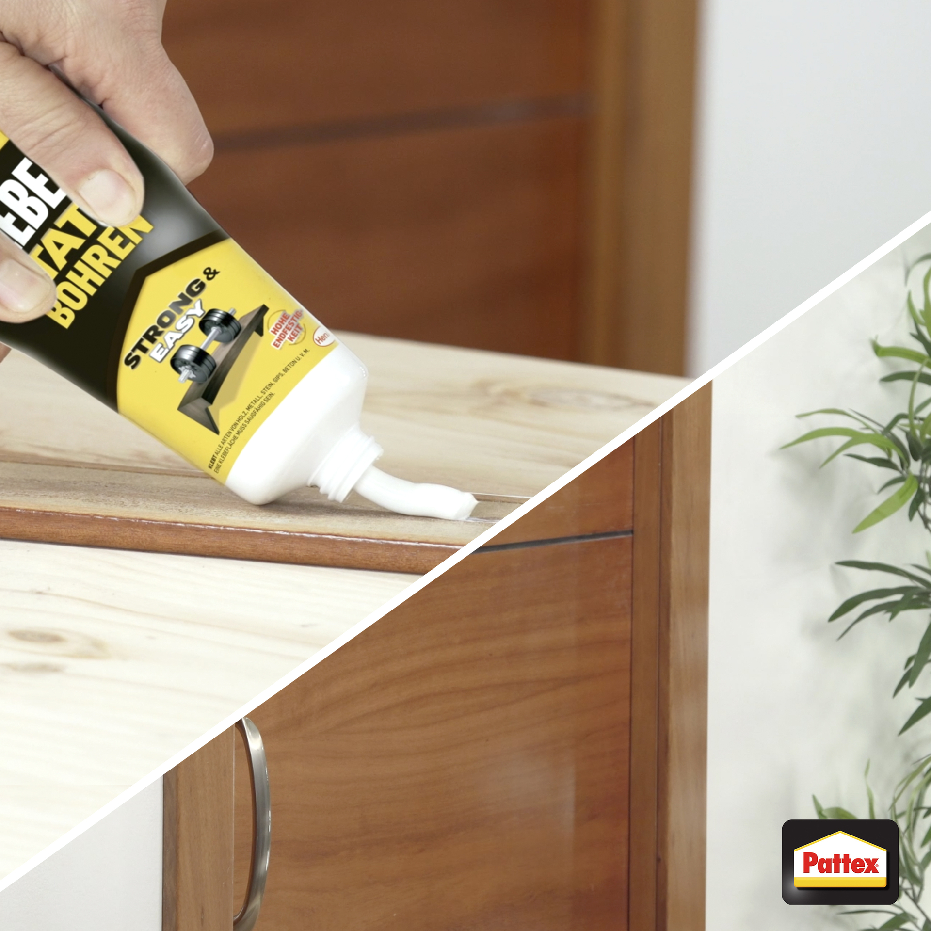 Pattex Kleben statt Bohren