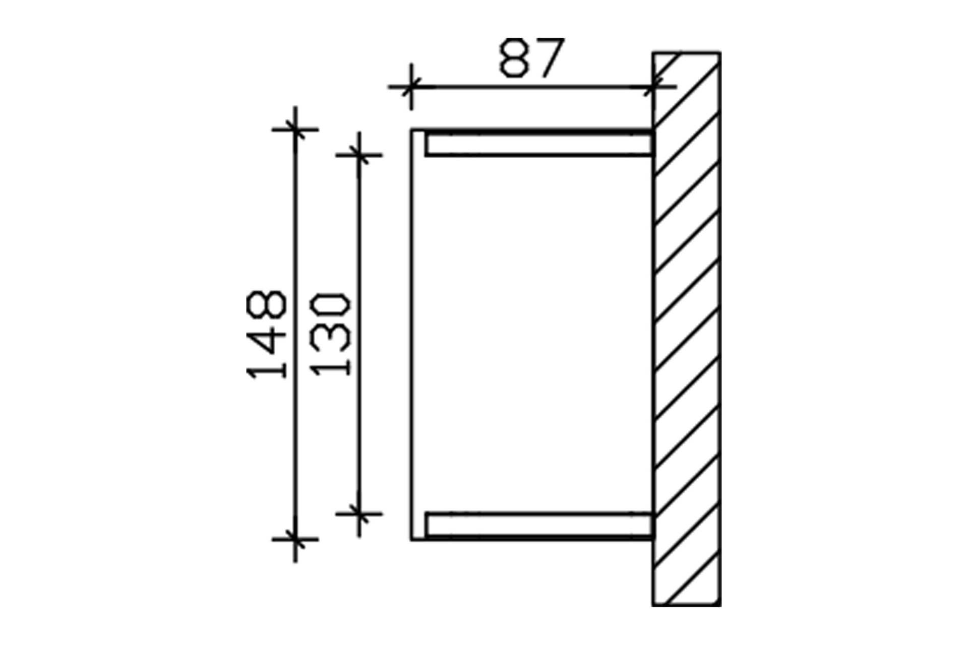 Vordach Poel, 148 x 87cm bei leitermann.de günstig kaufen Vordach Poel, 148 x 87cm