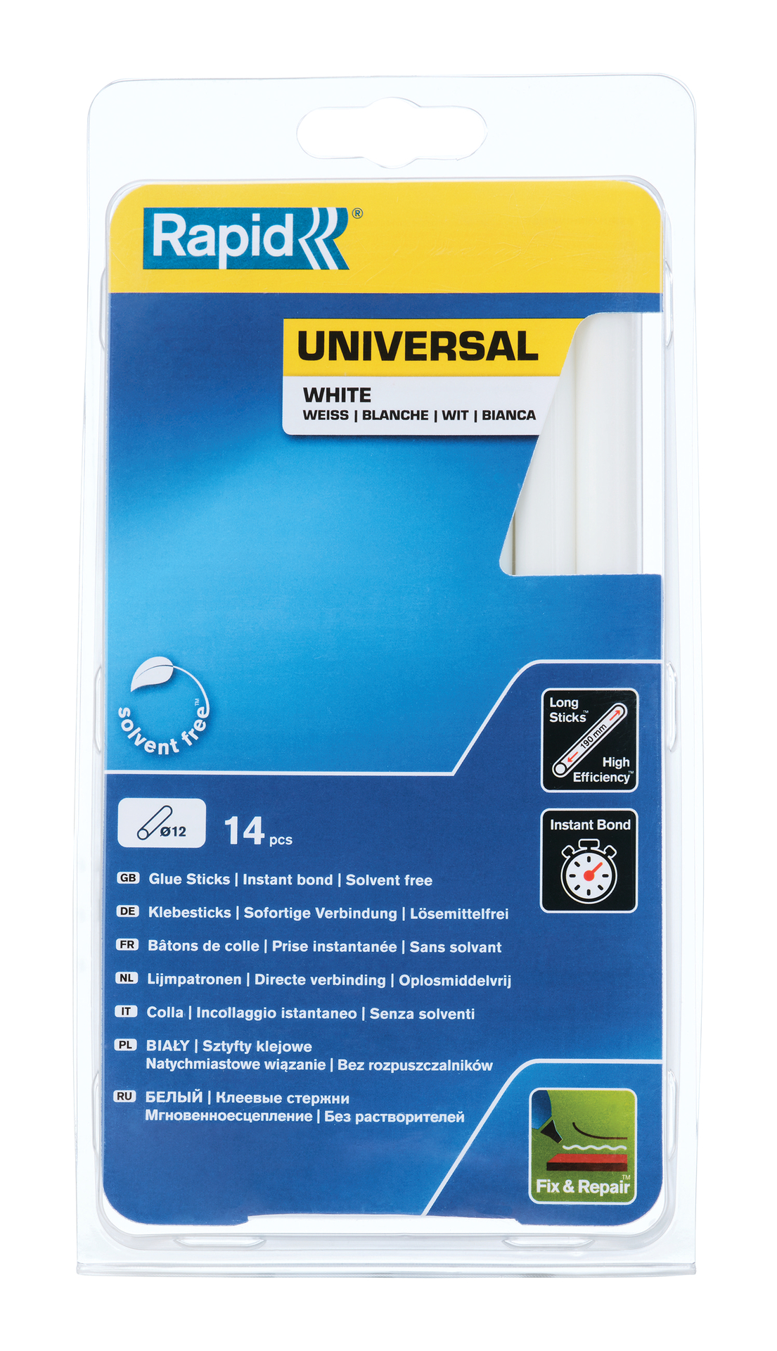 Klebesticks universal, Ø12x190mm, 14 Stück