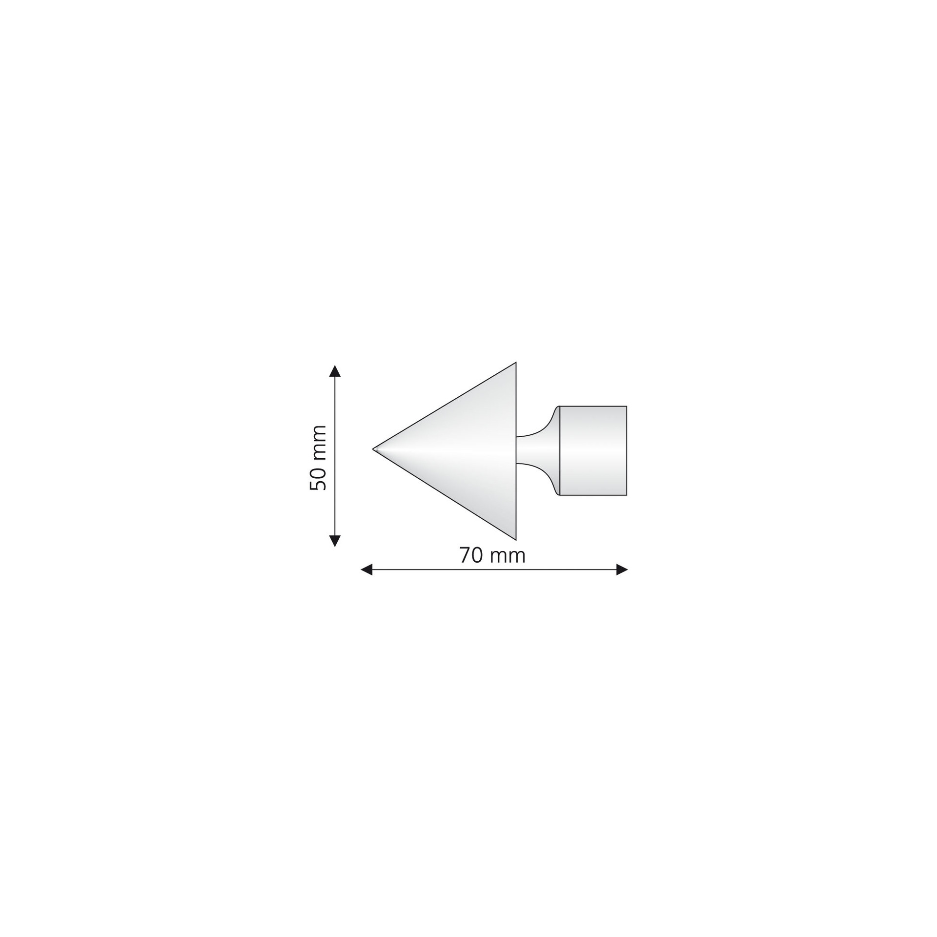 Endstück 20mm Kegel