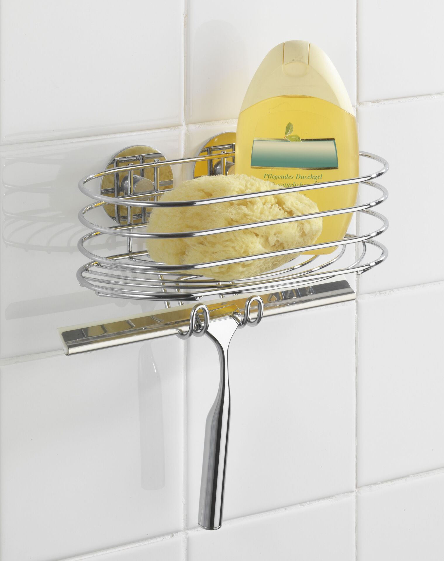 Turbo-Loc Wandablage mit Duschabzieher bei leitermann.de günstig kaufen Turbo-Loc Wandablage mit Duschabzieher