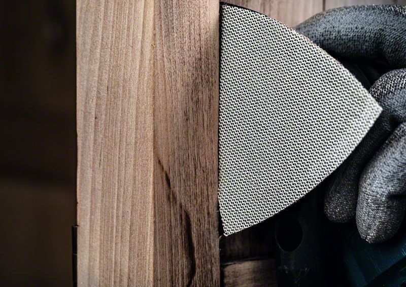 EXPERT C470 Schleifpapier für Deltaschleifer, 93 mm, G 120, 5 Stück. Für Deltaschleifer