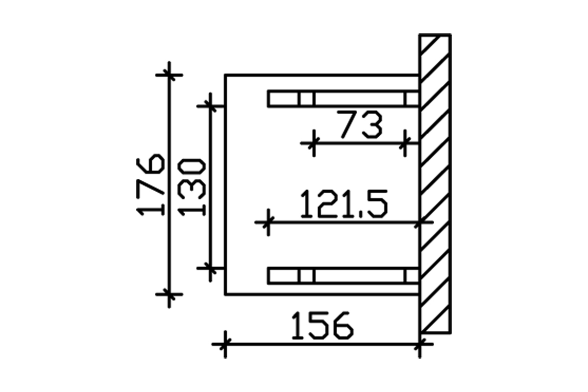 Vordach Potsdam 4 Pultdach