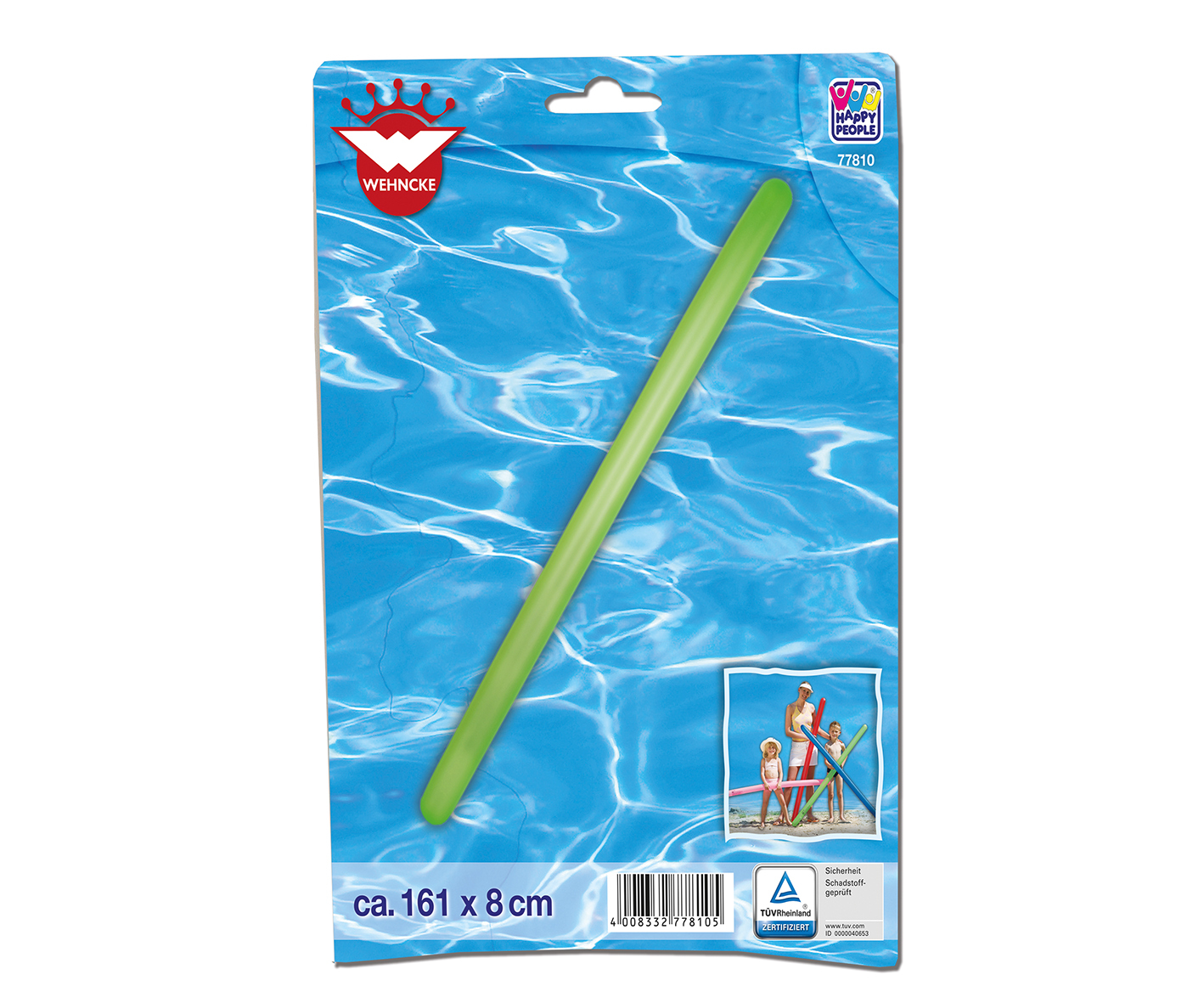 Wasser-Nudel aufblasbar, 167x10cm