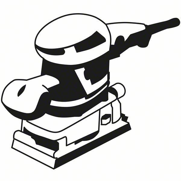 EXPERT C470 Schleifpapier mit 8 Löchern für Schwingschleifer, 93 x 186 mm, G 80, 10-tlg.. Für Exzenterschleifer