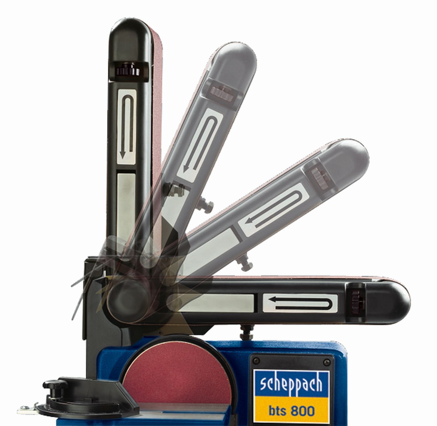 Band- und Tellerschleifer BTS800 - 230V 50Hz 370W
