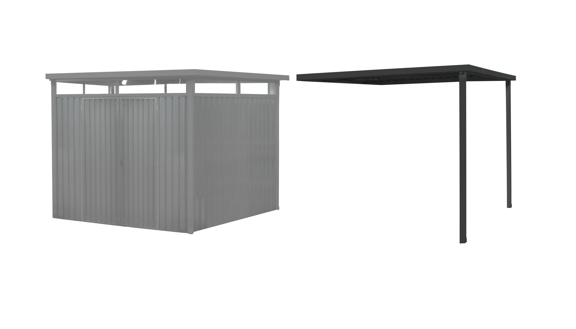 Gerätehaus Rheinfelden, anthrazit matt