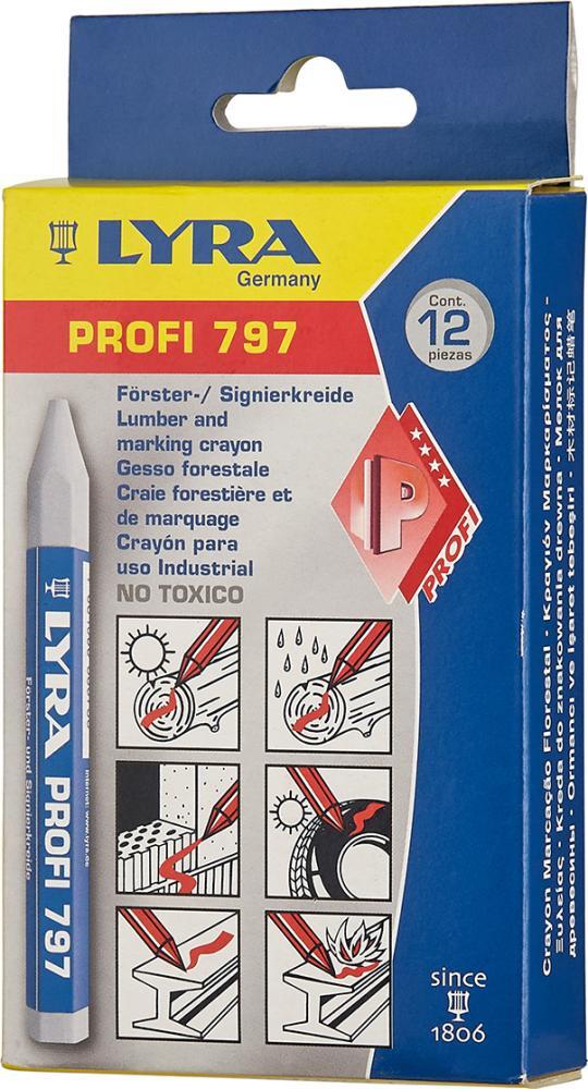 Förster- und Signierkreide weiss 120x12mm Lyra 12 Stück bei leitermann.de günstig kaufen Förster- und Signierkreide weiss 120x12mm Lyra 12 Stück