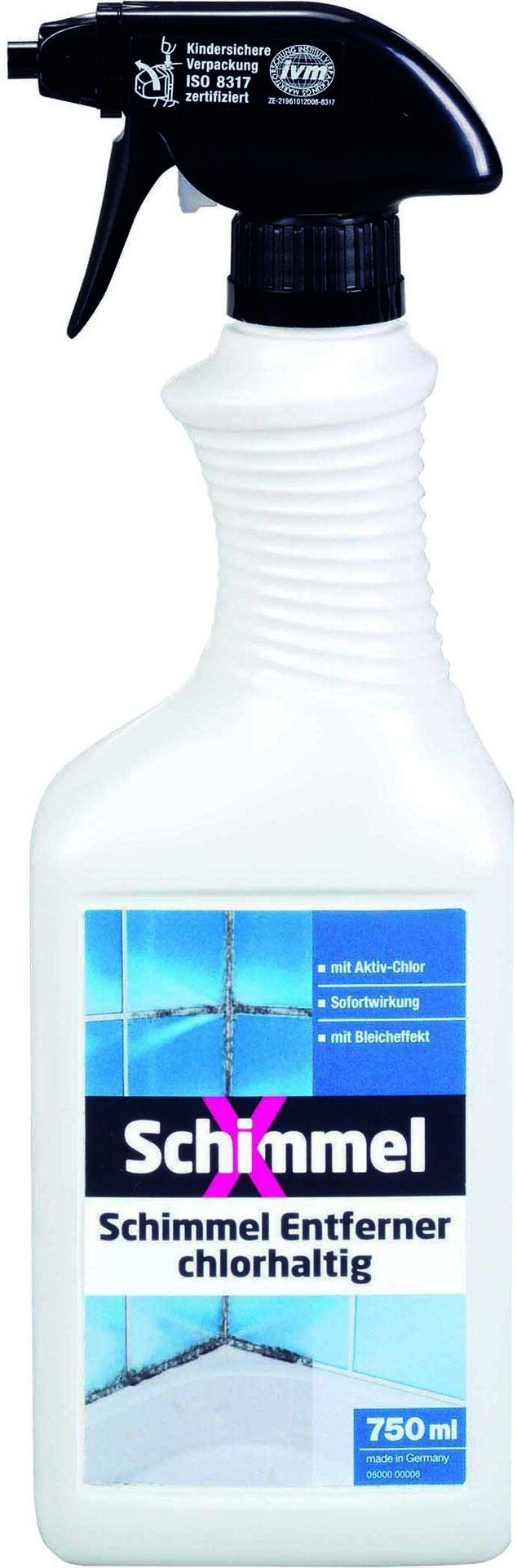 Schimmel X Schimmel Entferner - mit Aktivchlor - 750 ml