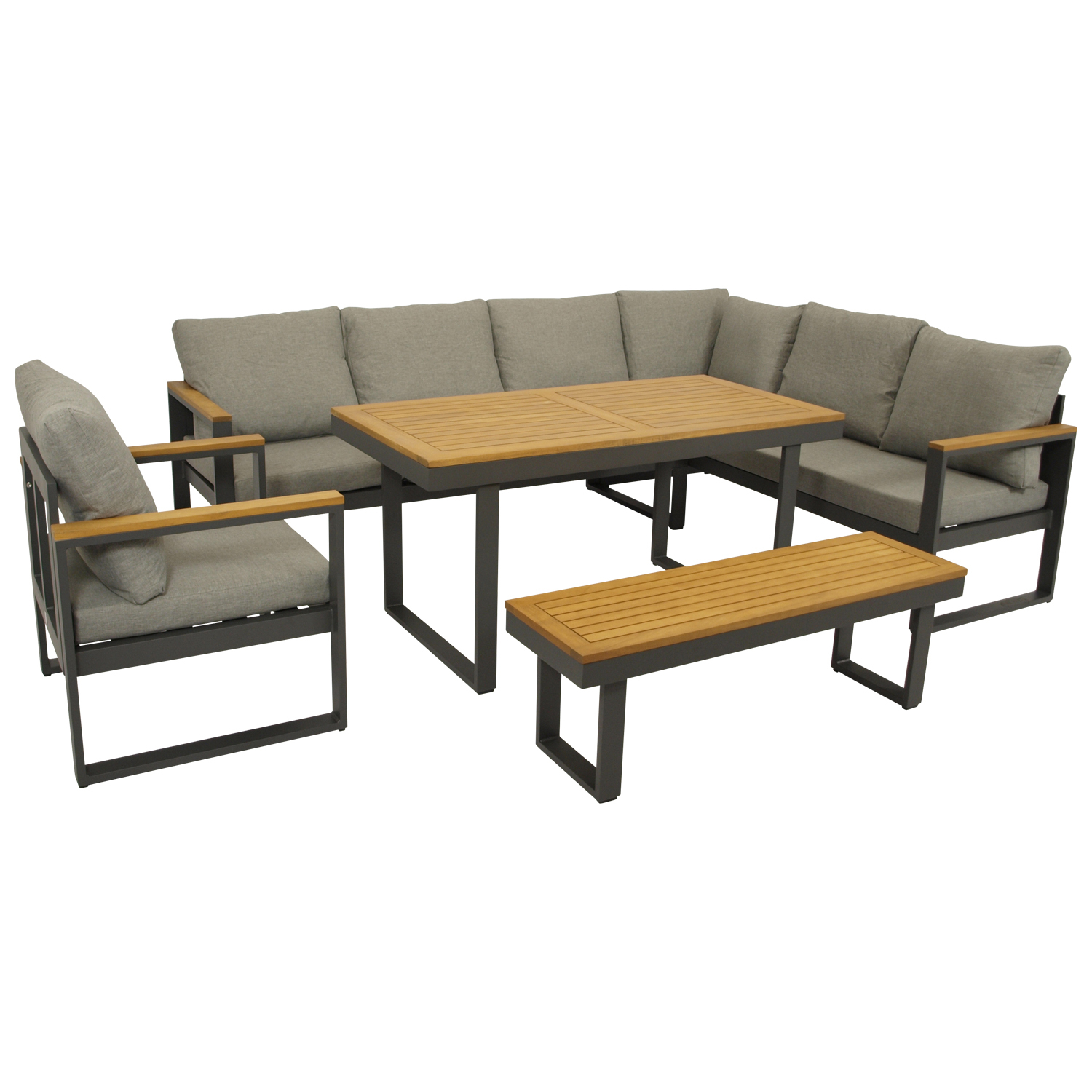 Funktions Eckbank Set 4-teilig mit Polstern bei leitermann.de günstig kaufen Funktions Eckbank Set 4-teilig mit Polstern