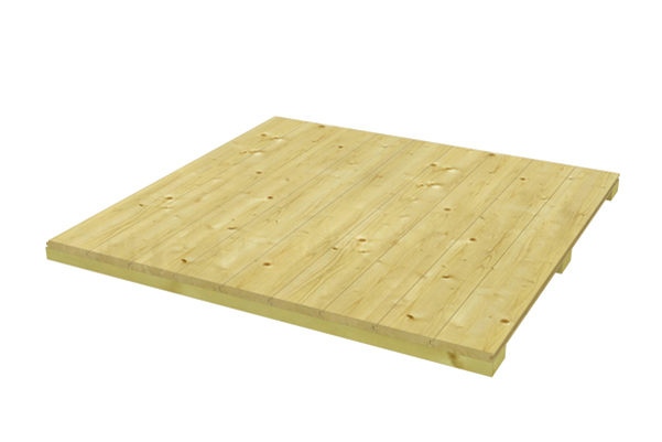 Fußboden CrossCube 253 x 169cm natur