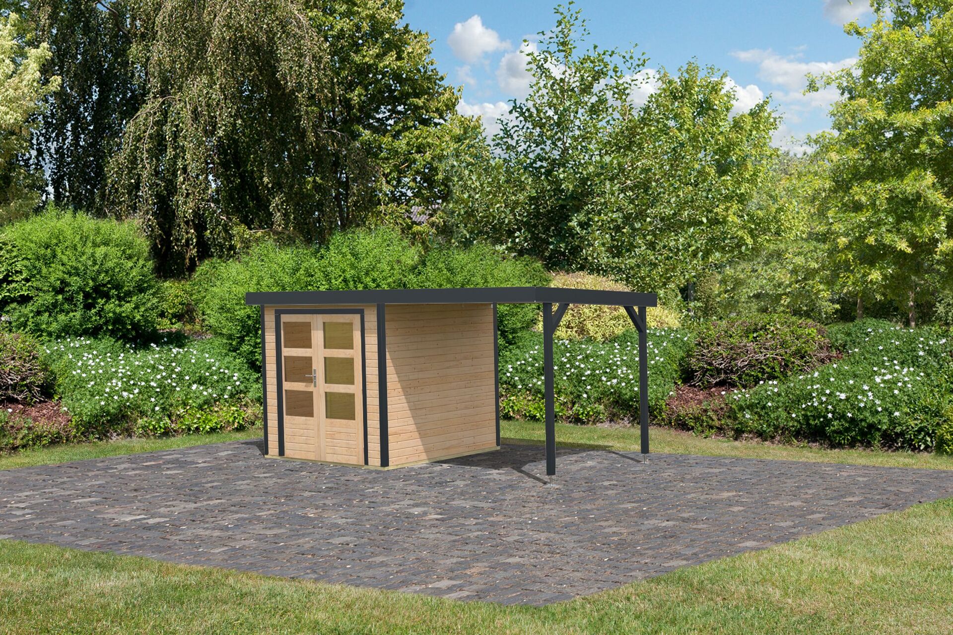 Gartenhaus Osterby A SET
