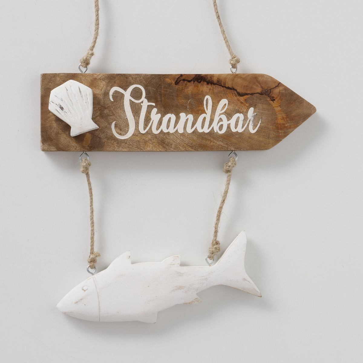 Schild Strandhus, 3-fach sortiert