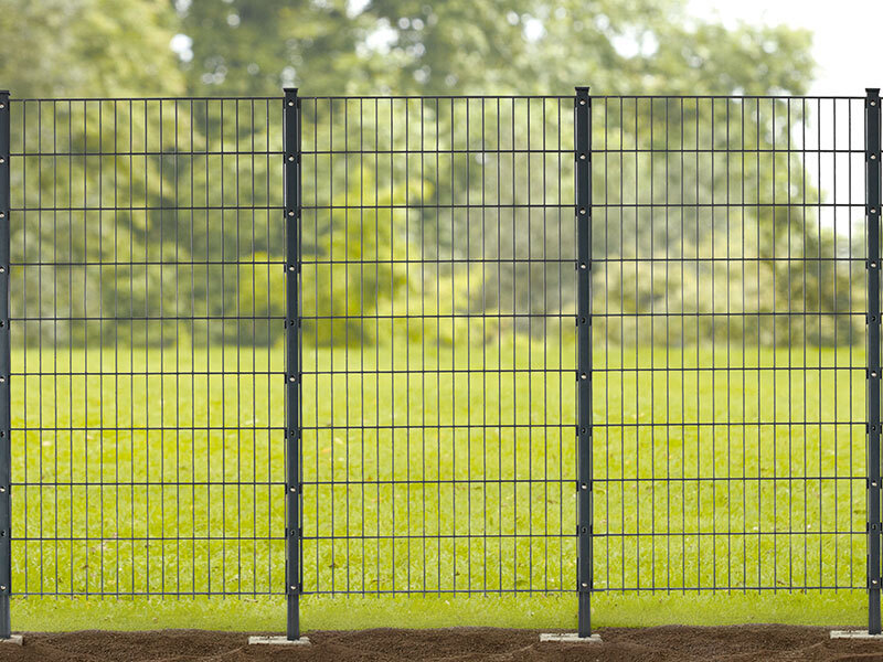 Pfosten-Fundamentstein, grau