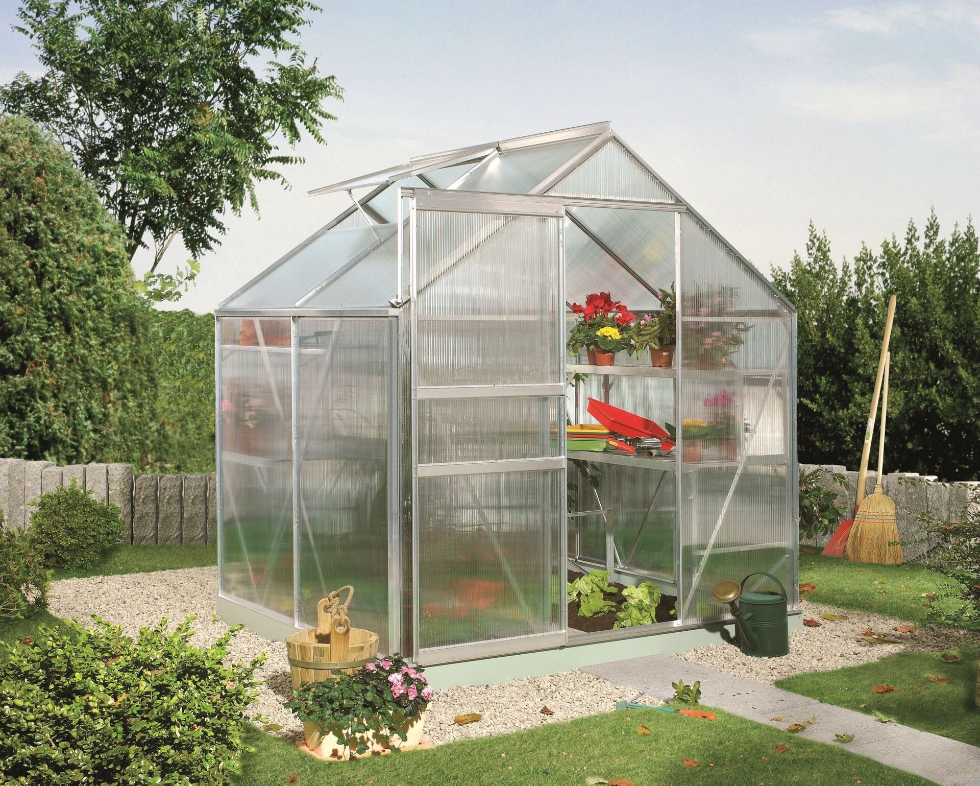 Gewächshaus Calypso bei leitermann.de günstig kaufen Gewächshaus Calypso