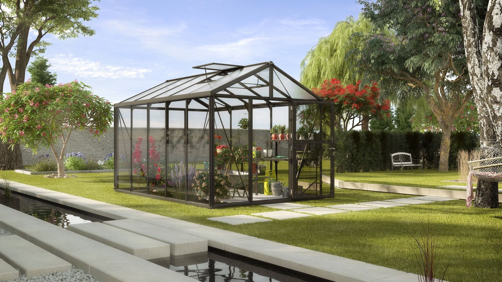 Gewächshaus Zeus 10000 bei leitermann.de günstig kaufen Gewächshaus Zeus 10000