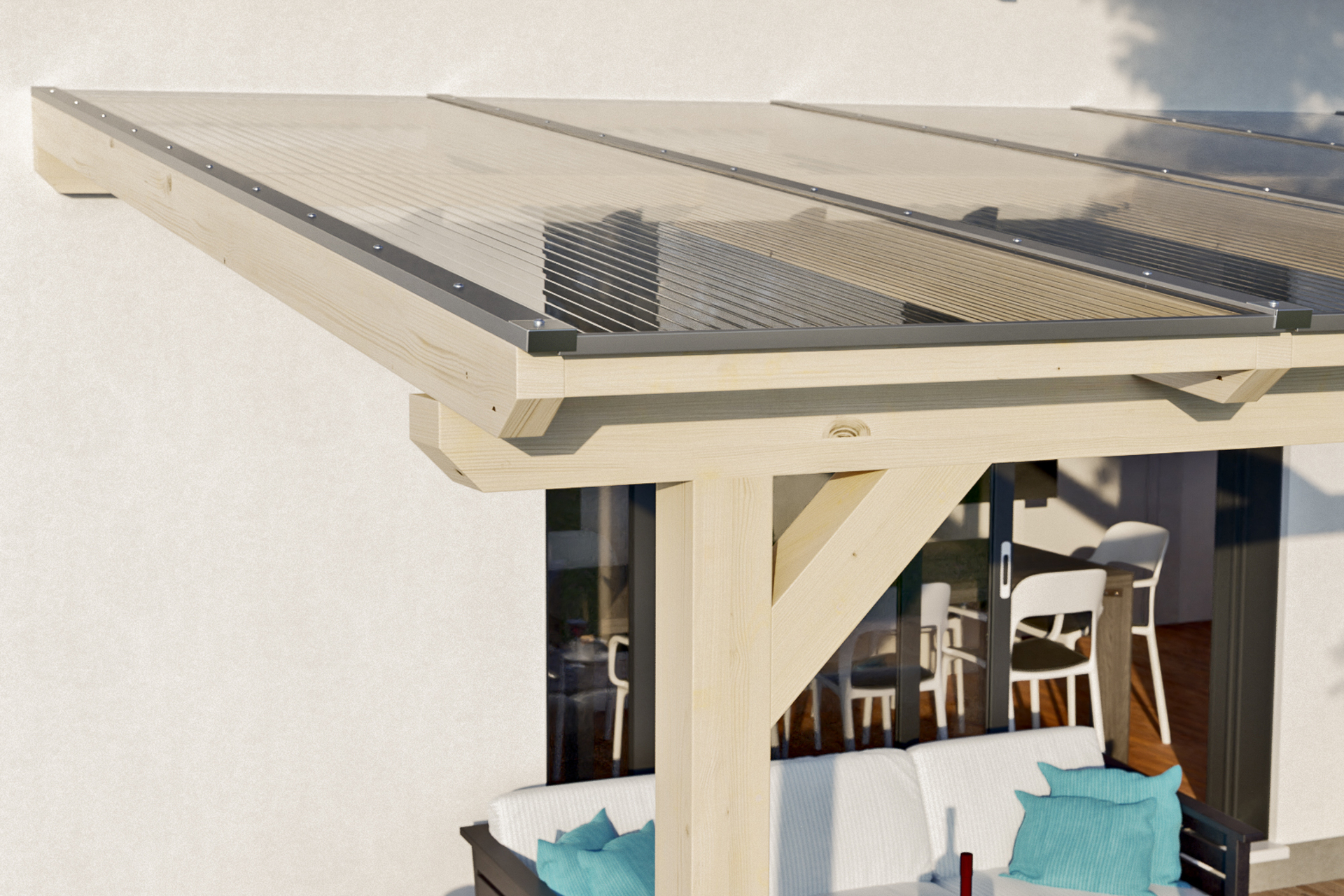 Terrassenüberdachung Andria bei leitermann.de günstig kaufen Terrassenüberdachung Andria