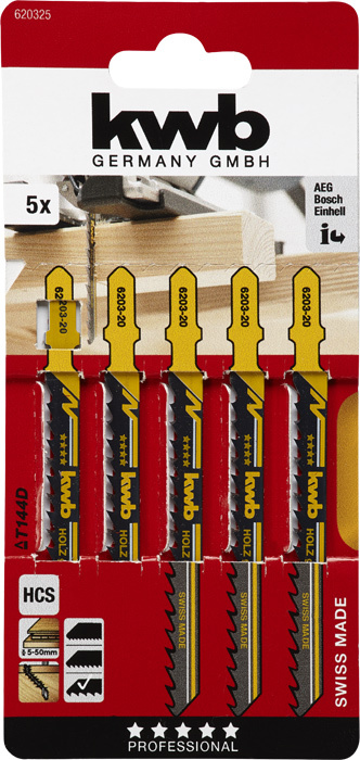 5JIGGER Stichsägeblätter Holz S20