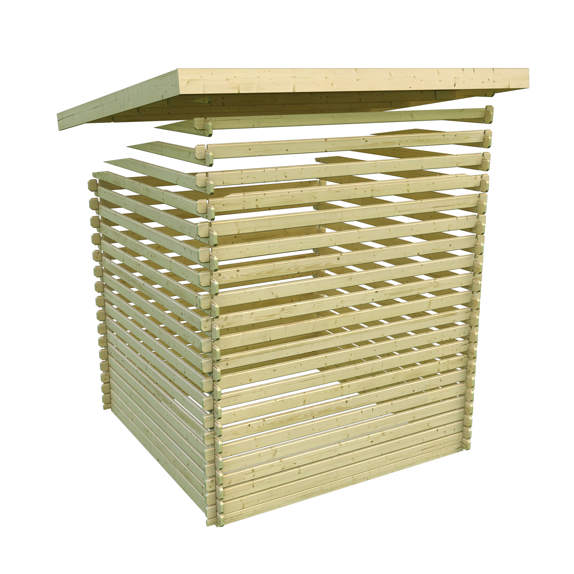 Saunahaus Segewold 231x196x239cm, naturbelassen