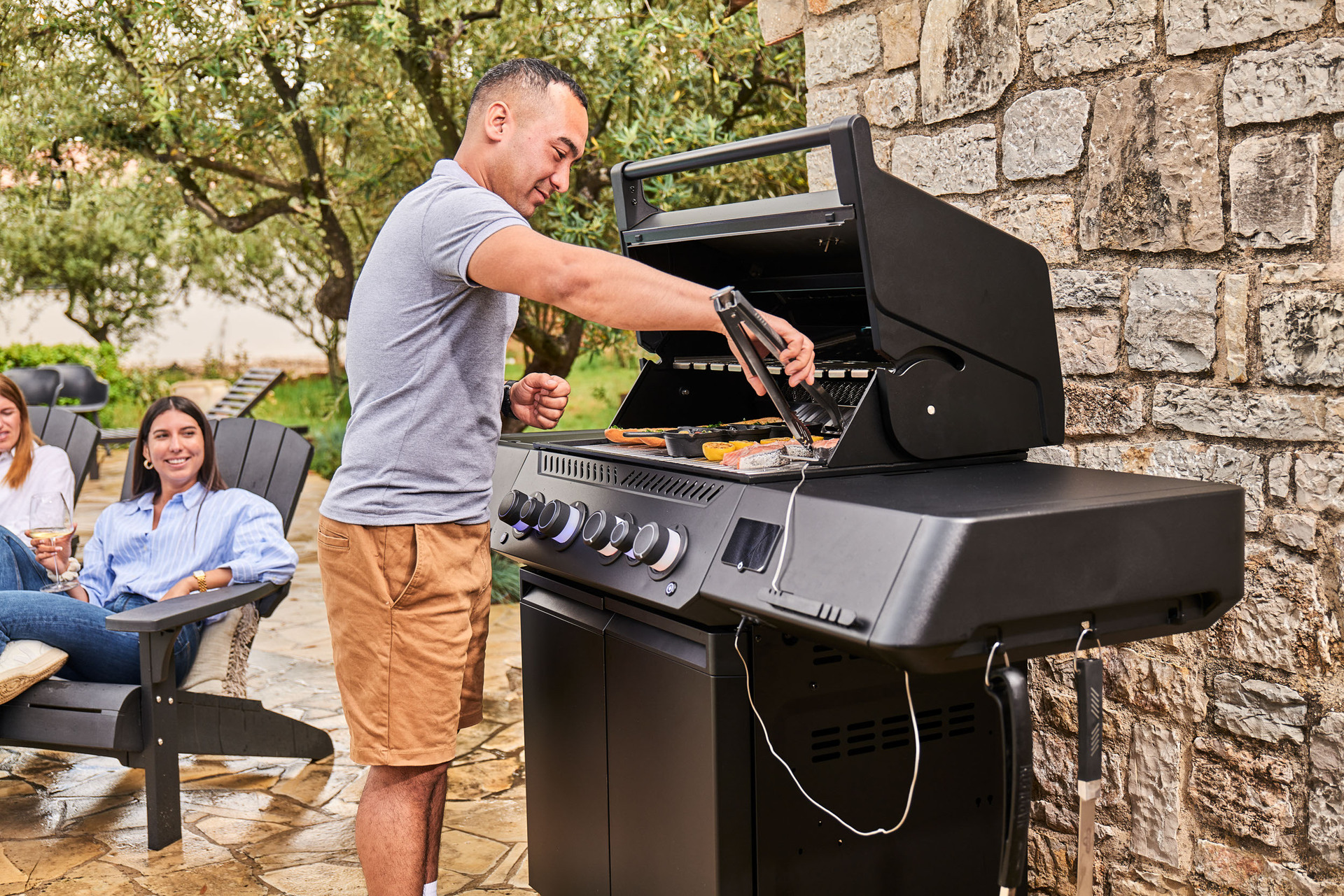 Gasgrill Phantom Prestige 500 Connected Mattschwarz