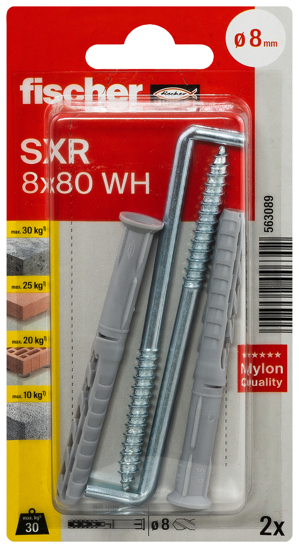 Langschaftdübel SXR WH, 2 Stück bei leitermann.de günstig kaufen Langschaftdübel SXR WH, 2 Stück