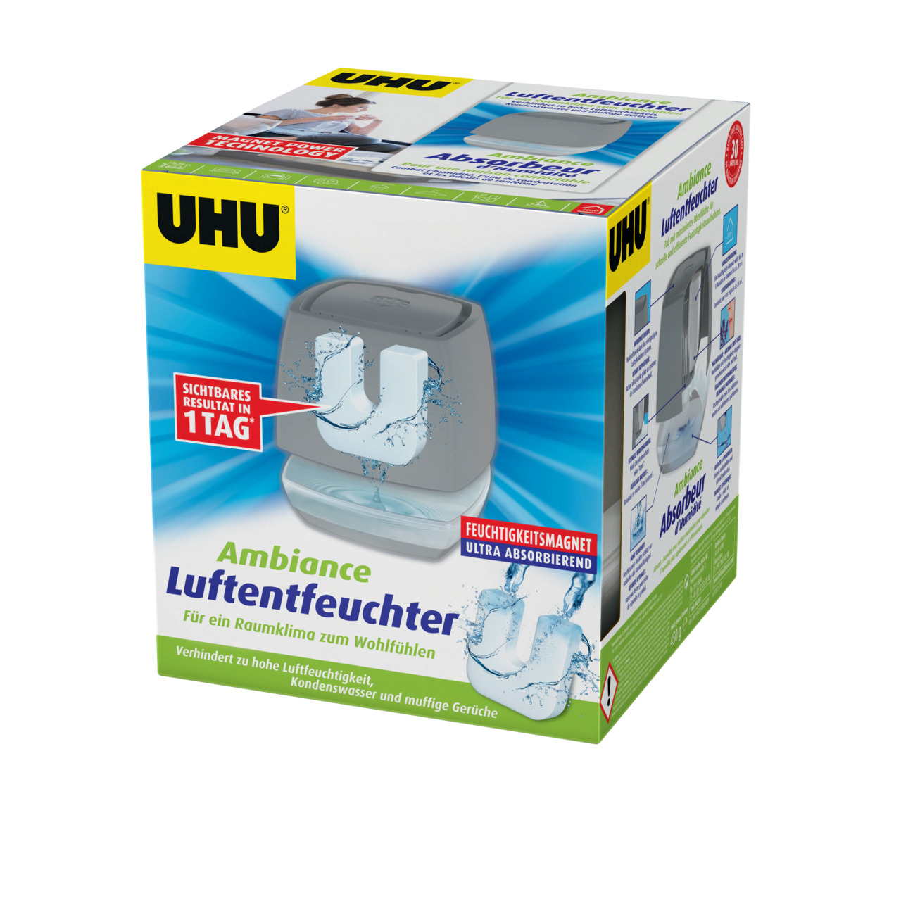 UHU GmbH & Co JF Luftentfeuchter Ambiance Behälter