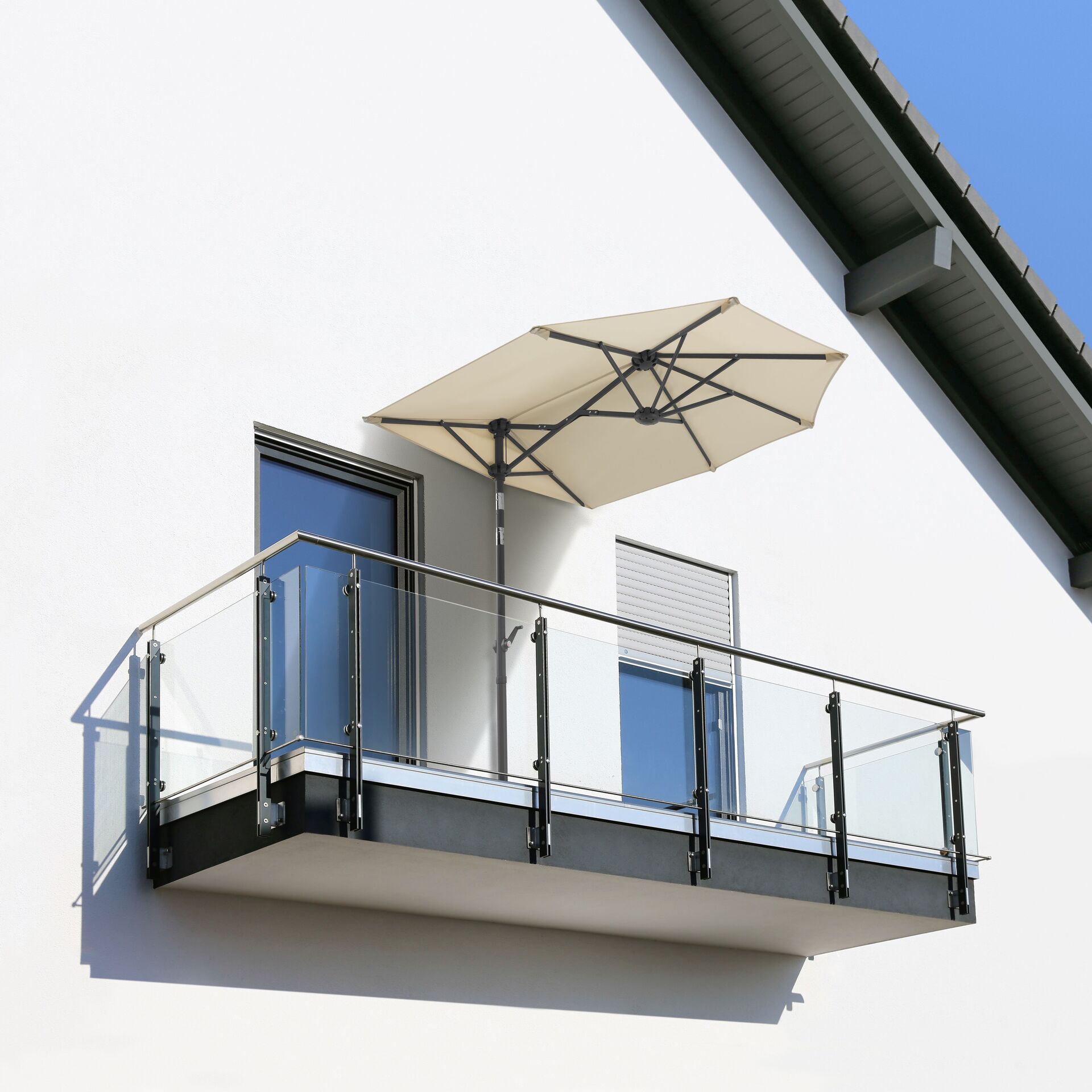 Balkonschirm Salerno mezza 150x150cm