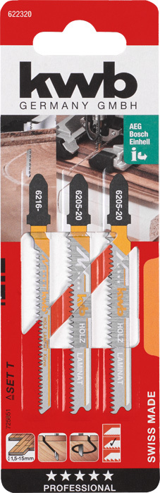 Stichsägeblatt-Set Holzbearbeitung