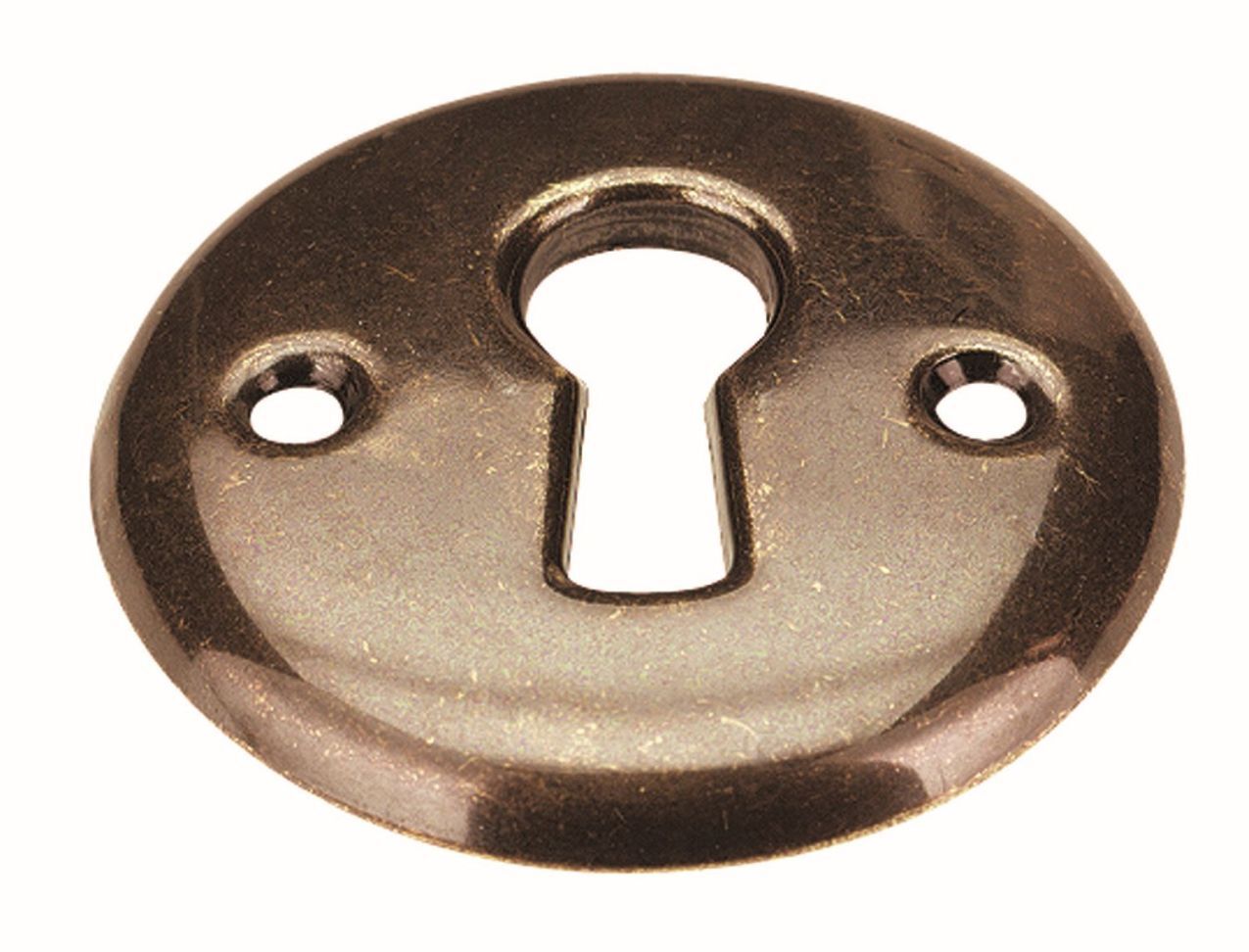 Schlüsselschild Ø 30 x 2,5 mm Stahl brüniert