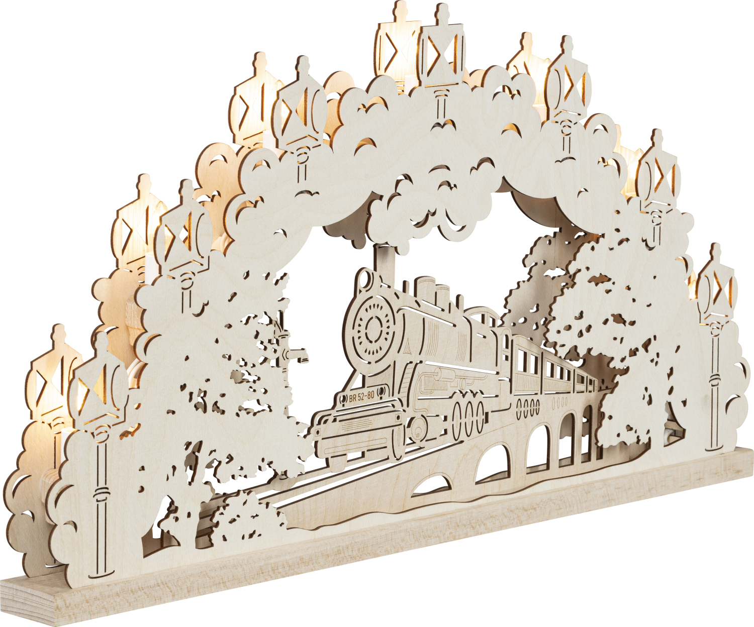 3D-Lichterbogen "Eisenbahnromantik"