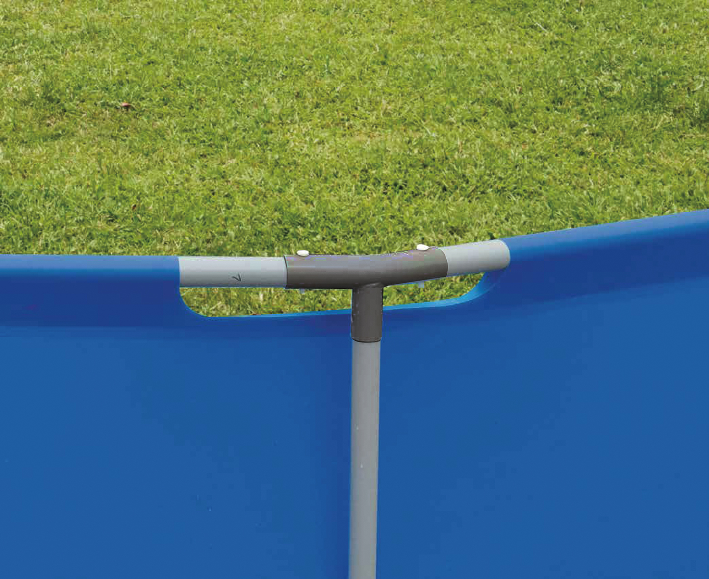 Stahlrahmenpool-Set mit Filterpumpe, blau bei leitermann.de günstig kaufen Stahlrahmenpool-Set mit Filterpumpe, blau