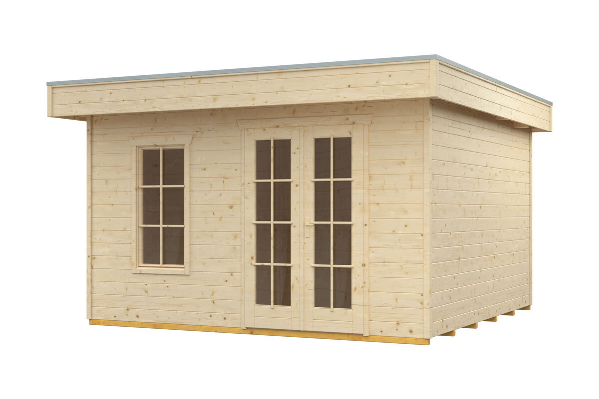 Gartenhaus Breda 1, 28mm 380 x 300cm