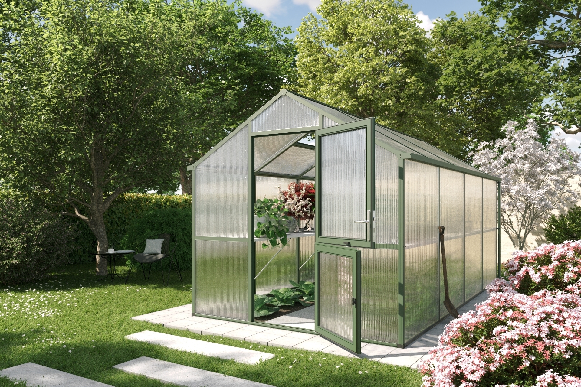 Gewächshaus Iris bei leitermann.de günstig kaufen Gewächshaus Iris