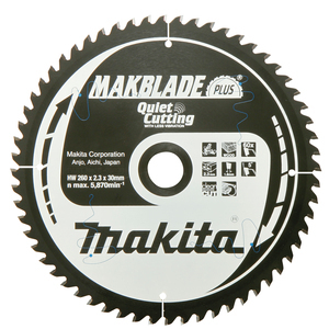 Makita Werkzeug GmbH MAKBLADE Sägeblatt 255x30x72Z