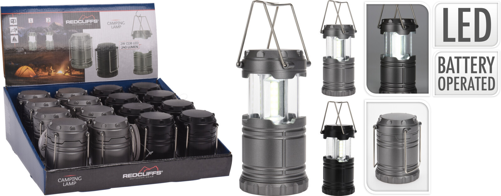 Camping-Lampe mini, 7x10cm