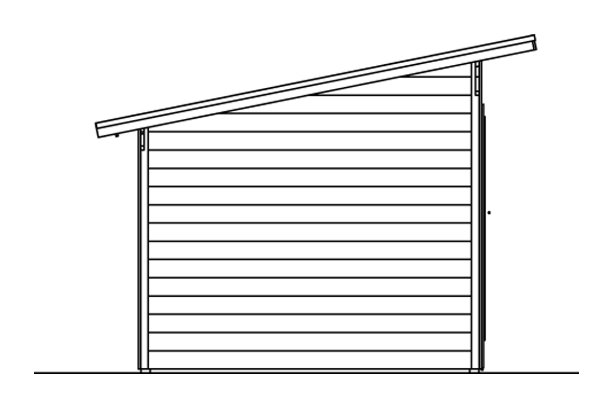 Gartenhaus Ostende 1, 28mm 350 x 250cm