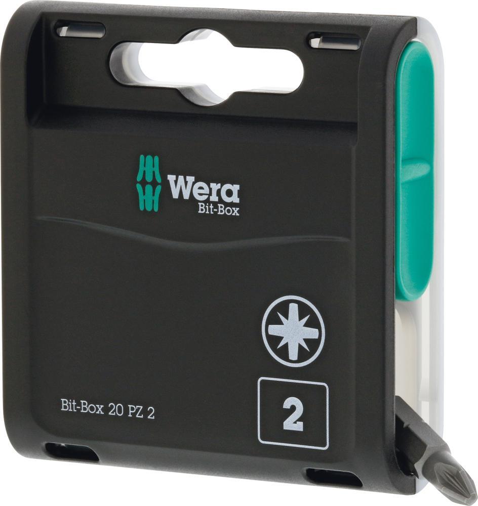 Wera Bit-Box 20H mit 20Stück Bits PZ2x25mm
