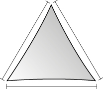 Sonnensegel Lanzarote, quadatisch, 360x360cm