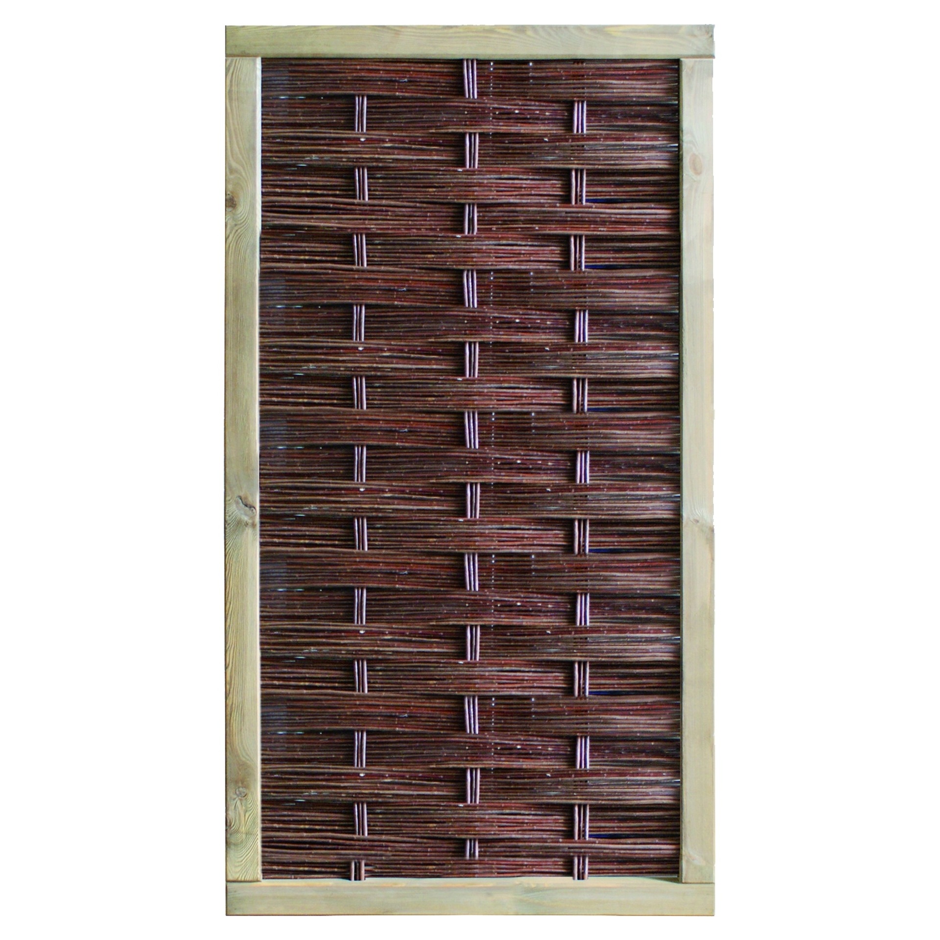 LABO-3D Weidengeflechtzaun 94x180 cm, geschlossen bei leitermann.de günstig kaufen LABO-3D Weidengeflechtzaun 94x180 cm, geschlossen