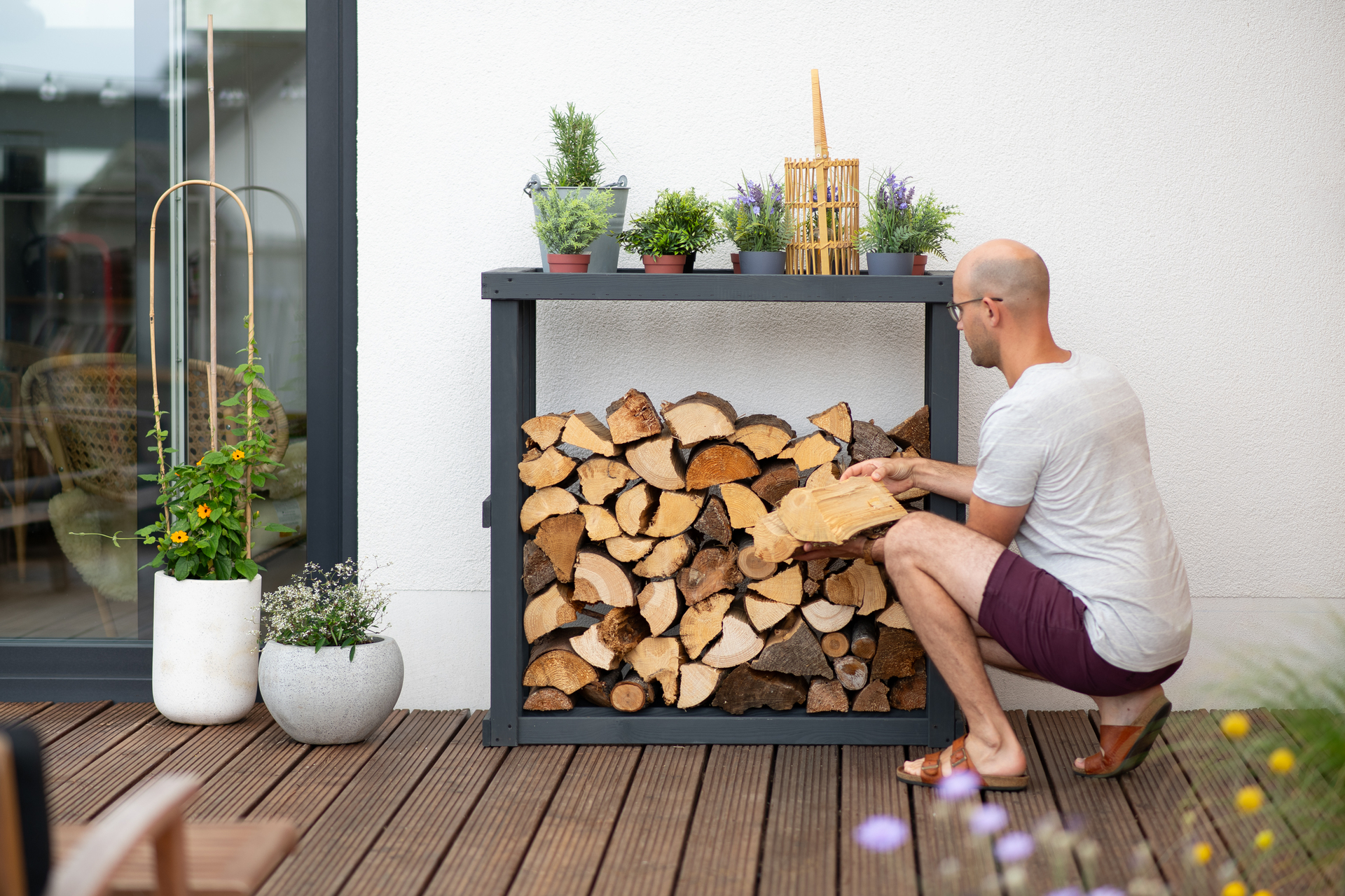 Kaminholzregal Harald