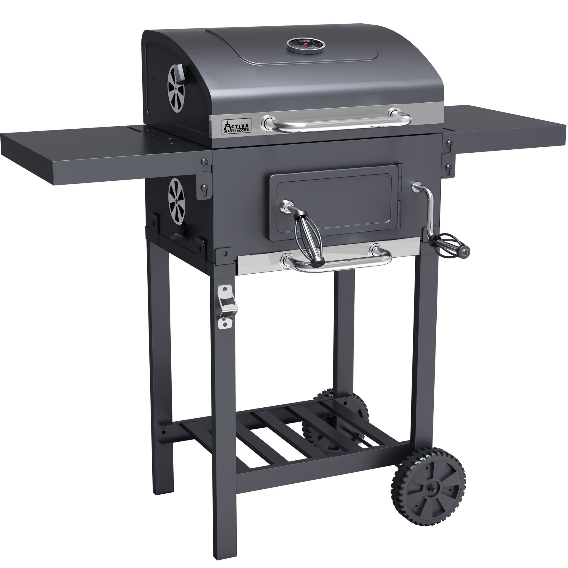 Grillwagen Angular mini grau