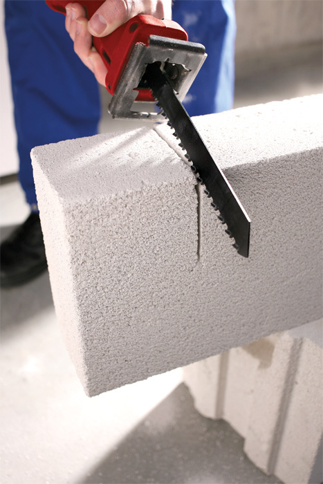 2 Säbel-Sägeblätter für Gasbeton