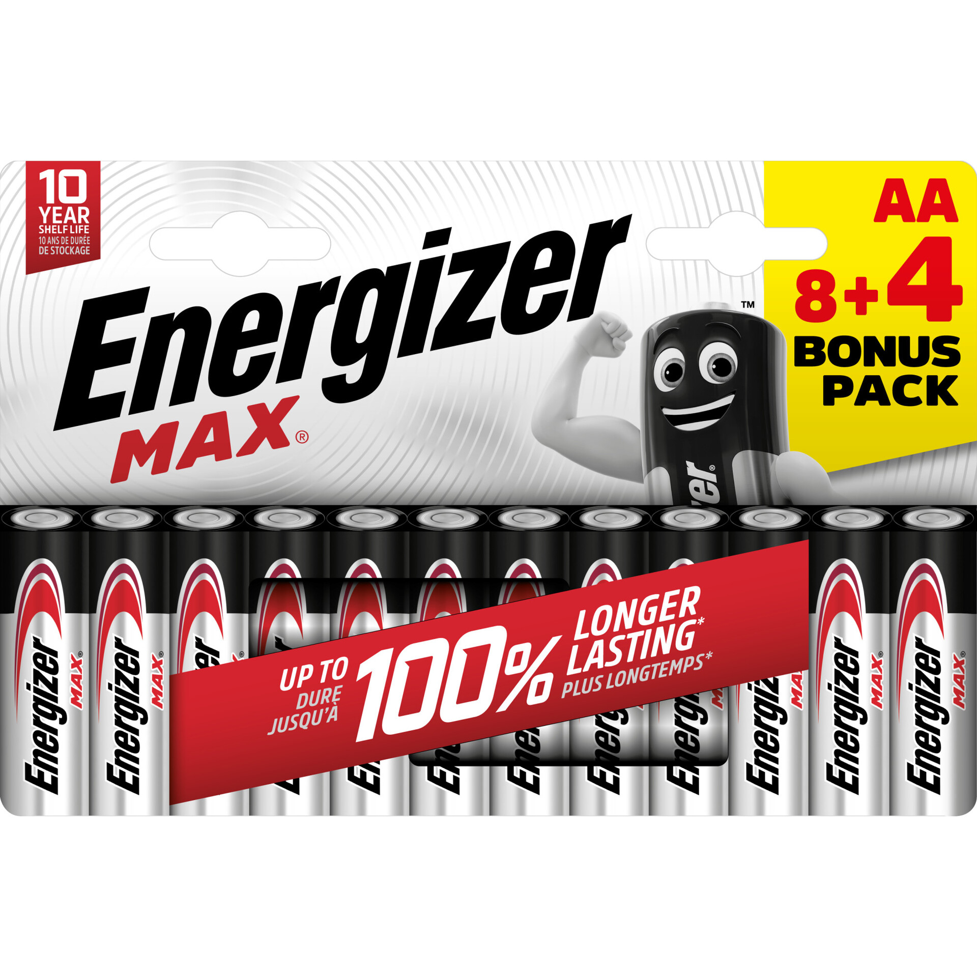 Alkaline Max AA-Batterien 12 Stück