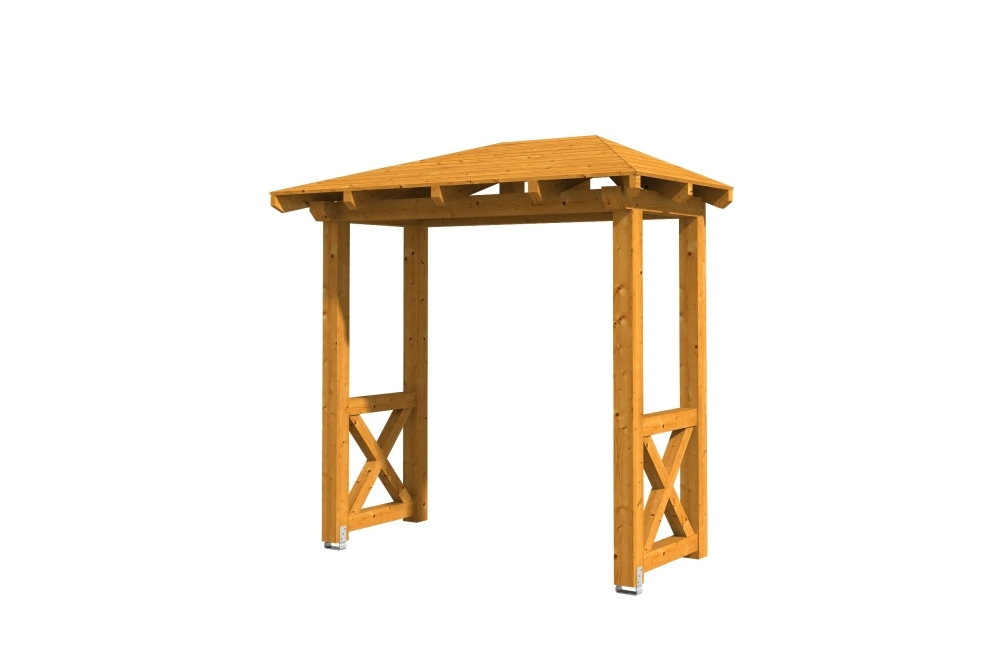 Vordach Wismar 4 Walmdach