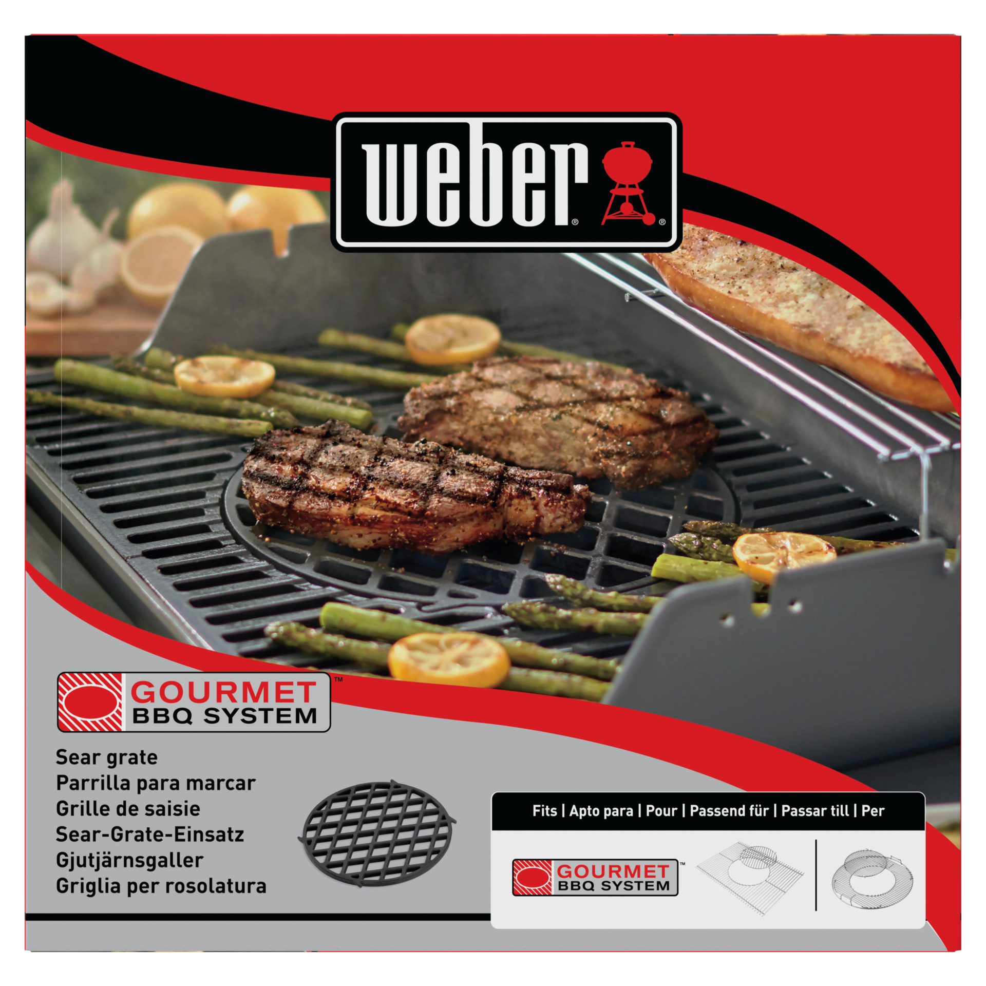 Gourmet BBQ System - Sear Grate ohne Grillrost