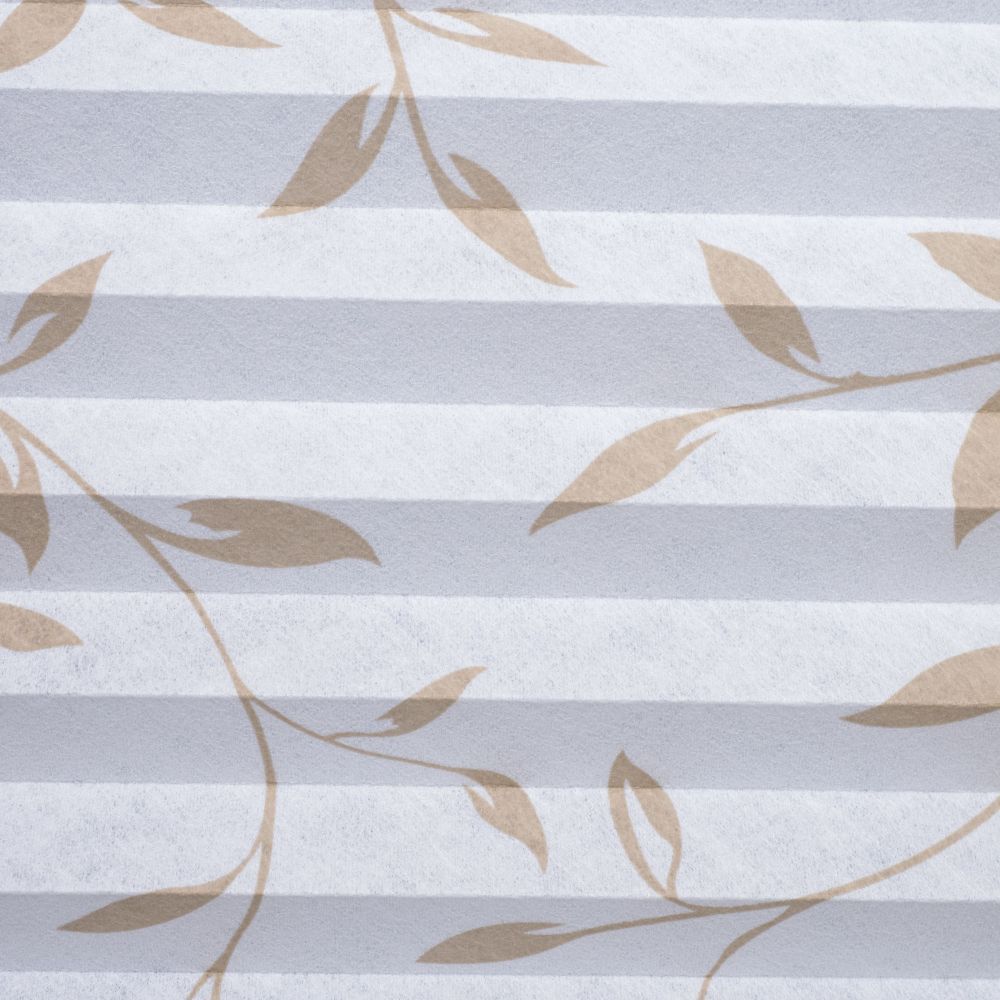 Klemmfix-Plissee Blätter, verspannt - Größe: LEITERMANN - Farbe: weiß/beige | 70x130cm Leitermann 