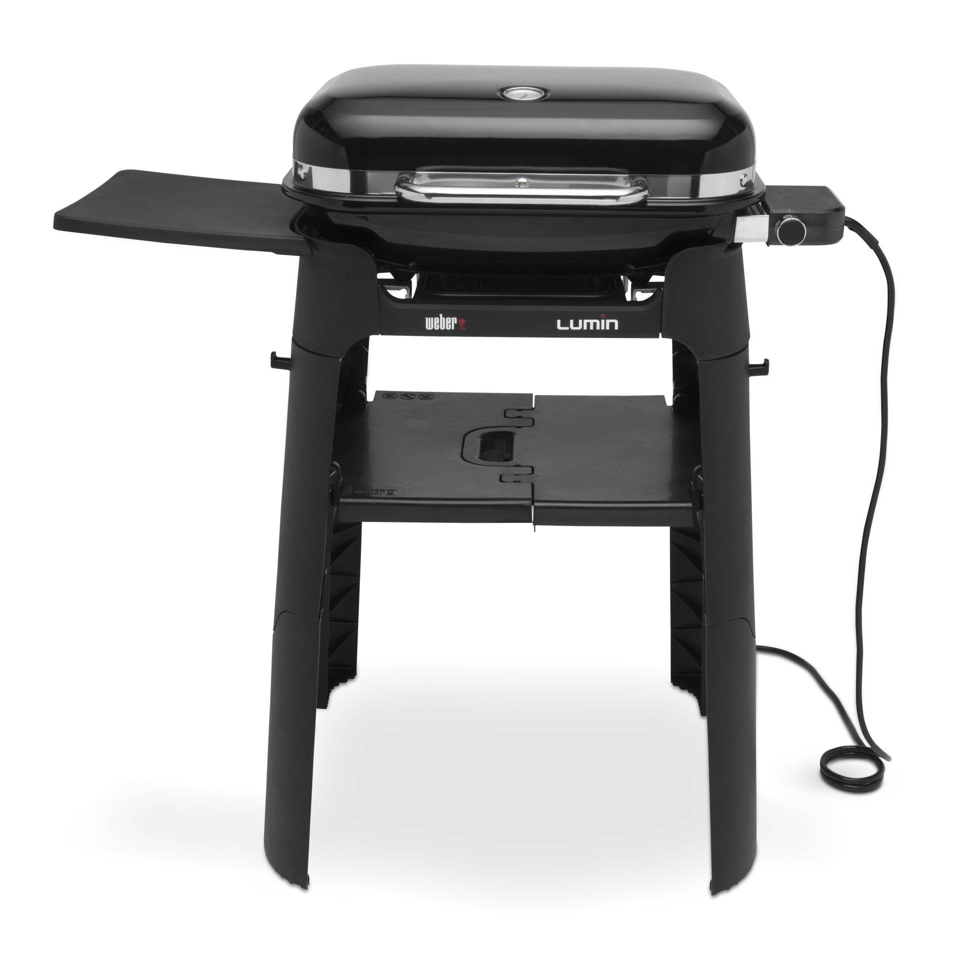 Lumin Elektrogrill mit Stand, schwarz
