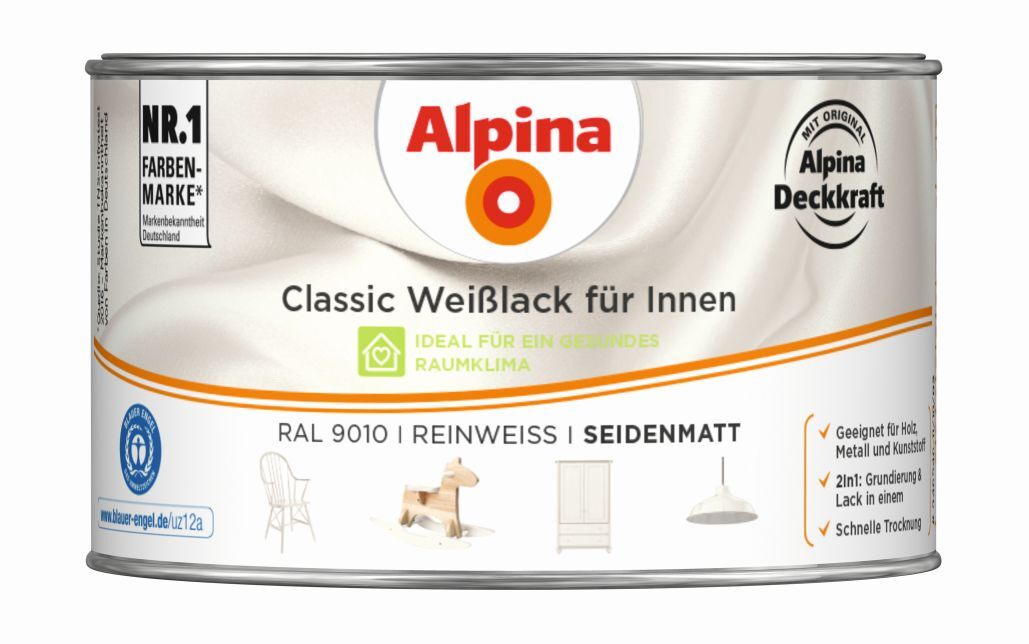 Alpina Classic Weißlack für Innen