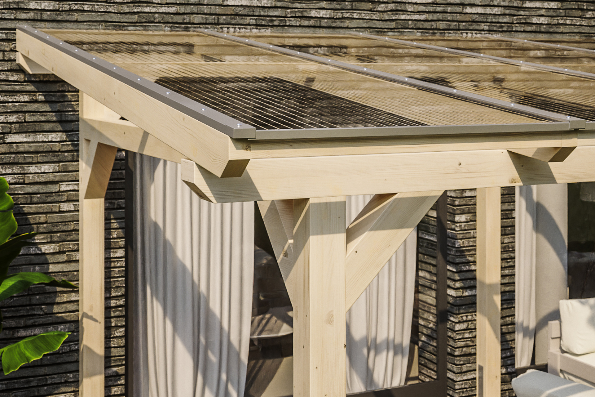 Terrassenüberdachung Siena bei leitermann.de günstig kaufen Terrassenüberdachung Siena